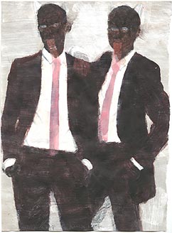 arjette hinke schreuders; 2003; acryl op papier; 21 x 28 cm.